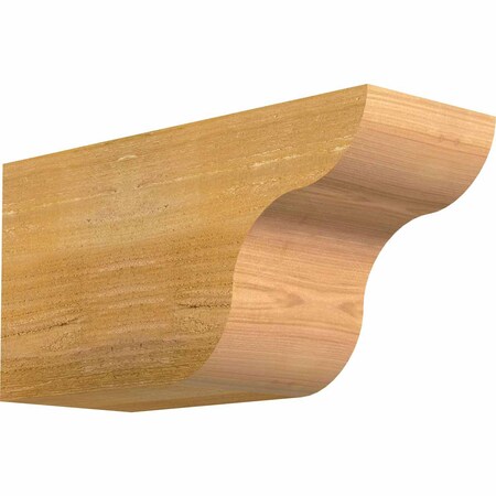 Ekena Millwork Carmel Rough Sawn Rafter Tail, Western Red Cedar, 6"W x 8"H x 16"L RFT06X08X16CAR00RWR